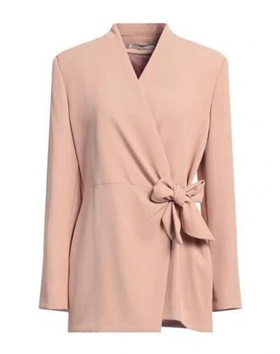 Kaos Woman Jacket Blush Size 10 Polyester, Elastane In Pink