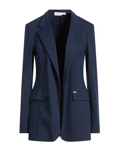 Kaos Woman Jacket Midnight Blue Size 6 Cotton, Polyamide, Elastane