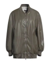 Kaos Woman Jacket Military Green Size 6 Polyester, Polyurethane