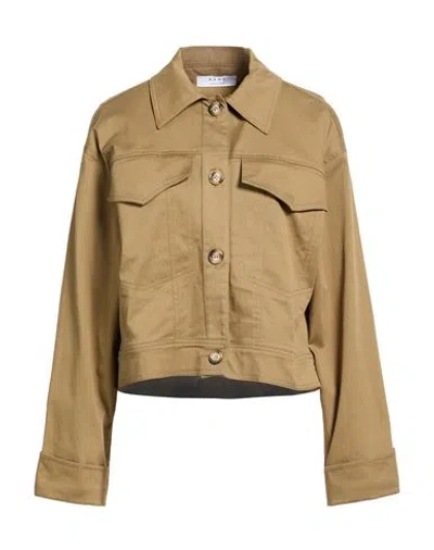 Kaos Woman Jacket Military Green Size 8 Cotton, Elastane In Multi