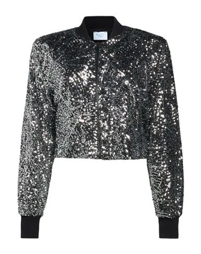Kaos Woman Jacket Silver Size 6 Polyester, Elastane In Neutral