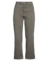 Kaos Woman Jeans Military Green Size 31 Cotton, Tencel, Polyester, Elastane In Green