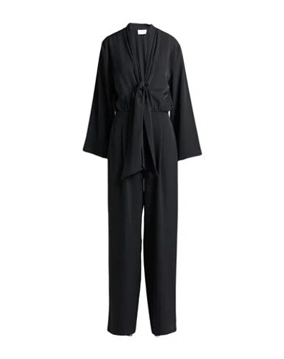 Kaos Woman Jumpsuit Black Size 8 Polyester, Elastane