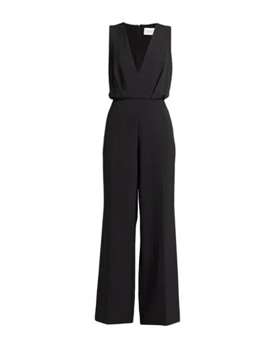 Kaos Woman Jumpsuit Black Size 8 Polyester, Elastane