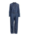 Kaos Woman Jumpsuit Blue Size 6 Cotton, Polyester In Blue