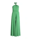 Kaos Woman Jumpsuit Green Size 8 Acetate, Polyamide, Elastane