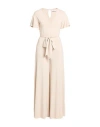 Kaos Woman Jumpsuit Ivory Size 10 Acetate, Polyamide, Elastane In White