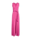 Kaos Woman Jumpsuit Magenta Size 4 Acetate, Polyamide, Elastane In Magenta