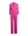Kaos Woman Jumpsuit Magenta Size 8 Polyester, Elastane In Magenta
