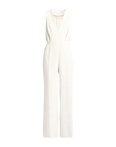 Kaos Woman Jumpsuit Off White Size 2 Polyester, Elastane