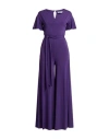 Kaos Woman Jumpsuit Purple Size 4 Acetate, Polyamide, Elastane
