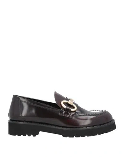 Kaos Woman Loafers Deep Purple Size 10 Soft Leather