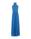 Kaos Woman Maxi Dress Azure Size 6 Polyester In Blue