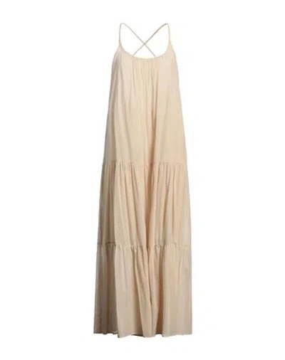 Kaos Woman Maxi Dress Beige Size 8 Cotton