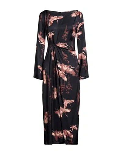 Kaos Woman Maxi Dress Black Size 10 Viscose