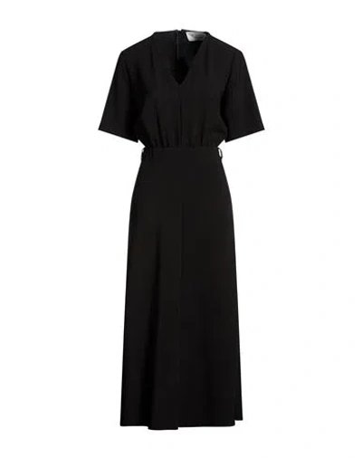 Kaos Woman Maxi Dress Black Size 6 Polyester, Elastane