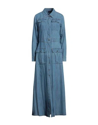 Kaos Woman Maxi Dress Blue Size 6 Cotton