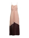 Kaos Woman Maxi Dress Blush Size 10 Polyester In Neutral
