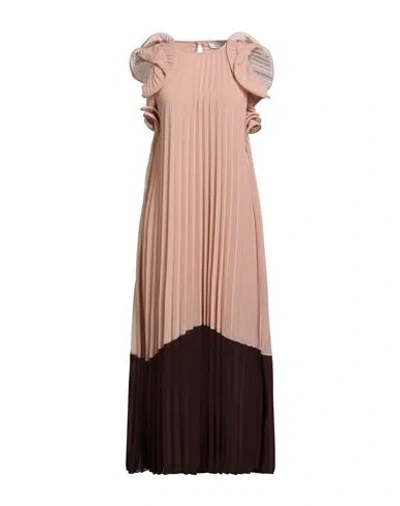 Kaos Woman Maxi Dress Blush Size 4 Polyester In Pink