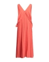 Kaos Woman Maxi Dress Coral Size 10 Polyester In Red