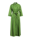 Kaos Woman Maxi Dress Green Size 10 Cotton In Green