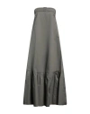Kaos Woman Maxi Dress Military Green Size 6 Cotton