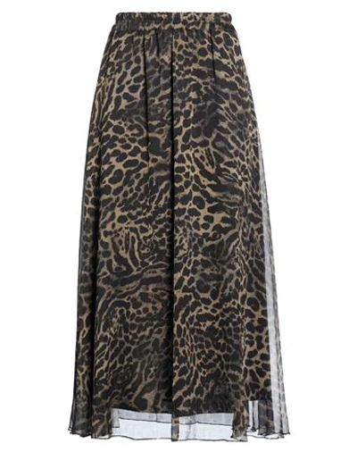 Kaos Woman Maxi Skirt Black Size 2 Polyester