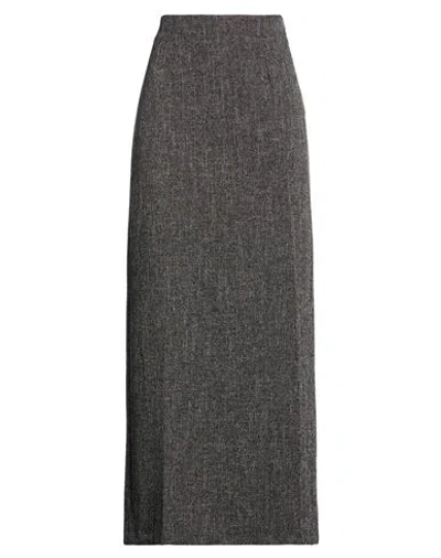 Kaos Woman Maxi Skirt Black Size 2 Polyester, Viscose, Elastane