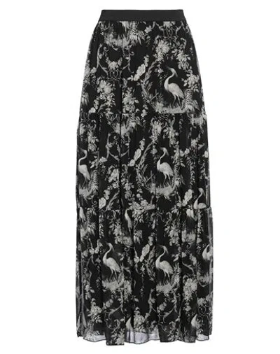 Kaos Woman Maxi Skirt Black Size 8 Viscose