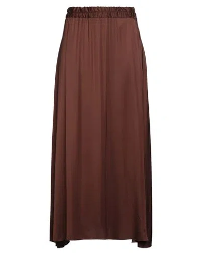 Kaos Woman Maxi Skirt Brown Size 8 Viscose
