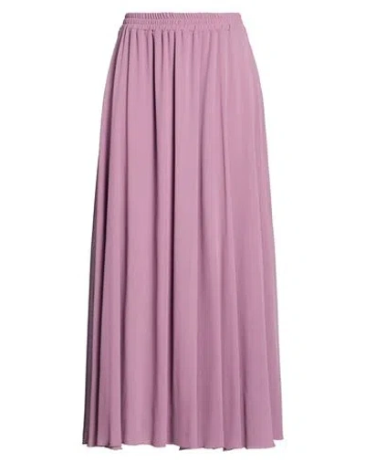Kaos Woman Maxi Skirt Mauve Size 10 Polyester In Purple