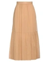 Kaos Woman Maxi Skirt Sand Size 6 Cotton In Beige