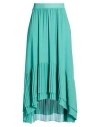 Kaos Woman Maxi Skirt Turquoise Size 10 Polyester In Green