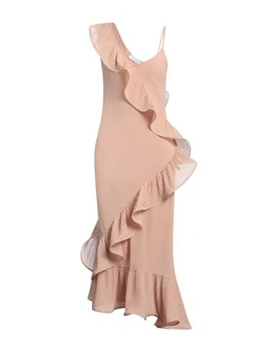 Kaos Woman Midi Dress Beige Size 6 Polyester