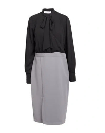 Kaos Woman Midi Dress Black Size 10 Polyester