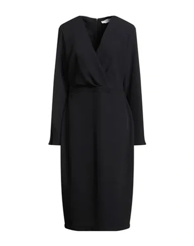 Kaos Woman Midi Dress Black Size 12 Polyester
