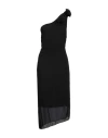 Kaos Woman Midi Dress Black Size 4 Polyester In Black
