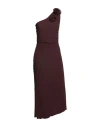 Kaos Woman Midi Dress Dark Brown Size 6 Polyester