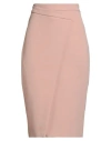 Kaos Woman Midi Skirt Blush Size 10 Polyester, Elastane In Pink