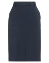 Kaos Woman Midi Skirt Midnight Blue Size 10 Polyester, Viscose, Elastane In Blue