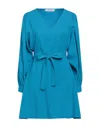 Kaos Short Dresses In Blue