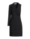 Kaos Woman Mini Dress Black Size 10 Polyester In Black