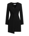 Kaos Woman Mini Dress Black Size 12 Viscose, Elastane