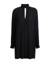 Kaos Woman Mini Dress Black Size 6 Rayon In Black