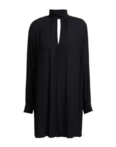 Kaos Woman Mini Dress Black Size 6 Rayon