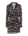 Kaos Woman Short Dress Black Size 8 Polyester In Black