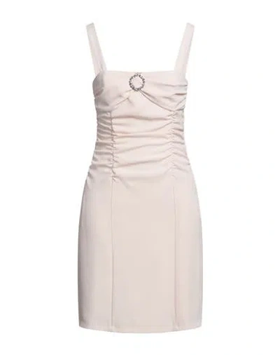 Kaos Woman Mini Dress Blush Size 6 Polyester, Elastane In Pink