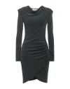 Kaos Woman Mini Dress Deep Teal Size 6 Polyamide, Metallic Fiber, Elastane In Green