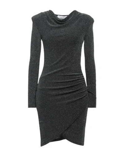 Kaos Woman Mini Dress Deep Teal Size 6 Polyamide, Metallic Fiber, Elastane In Green