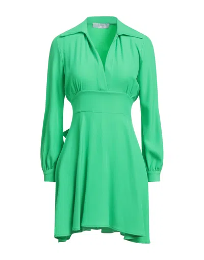 Kaos Short Dresses In Green